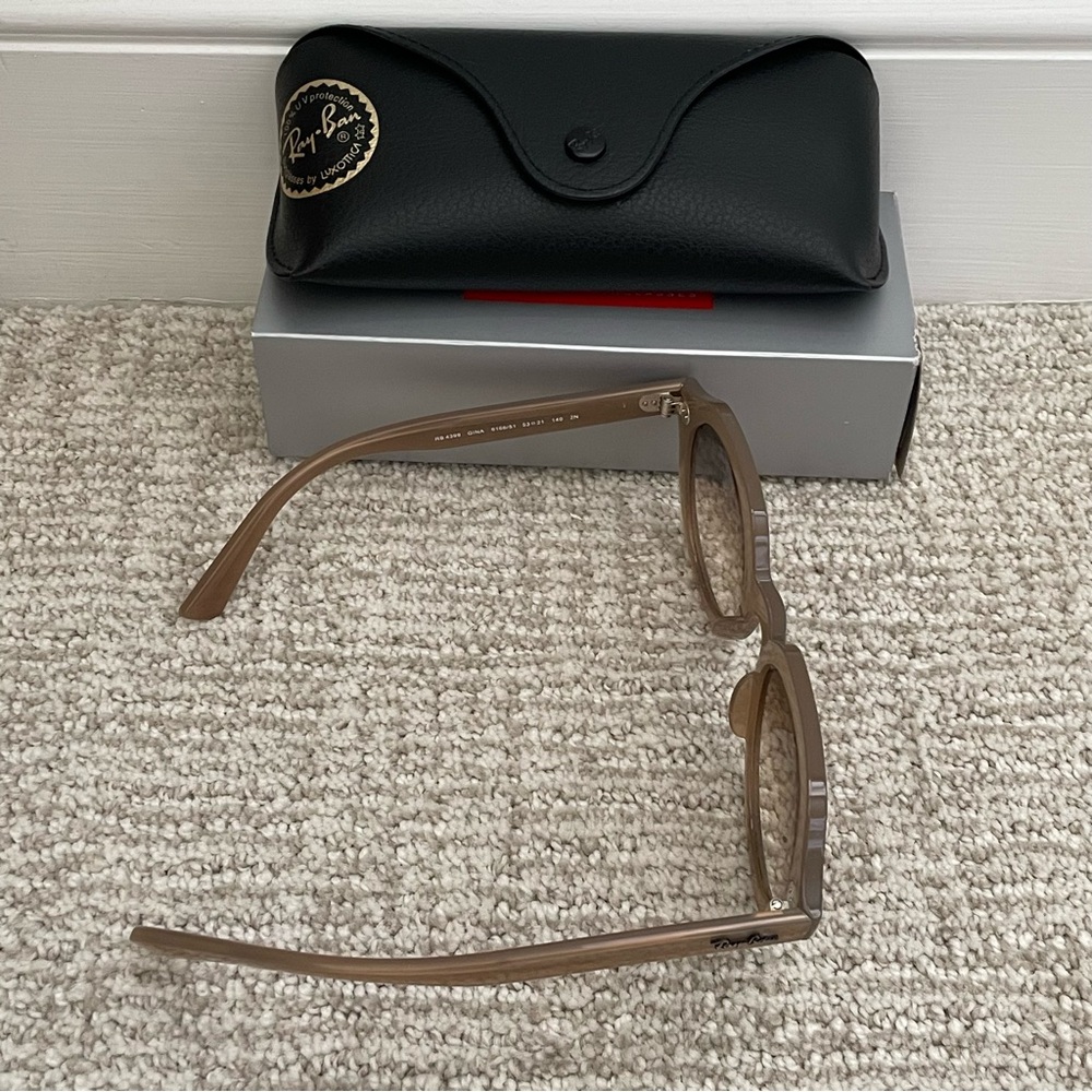 Ray Ban Gina Sunglasses RB4399 Tortledove Clear Gradient Brown BRAND NEW W/ BOX - Picture 3 of 9